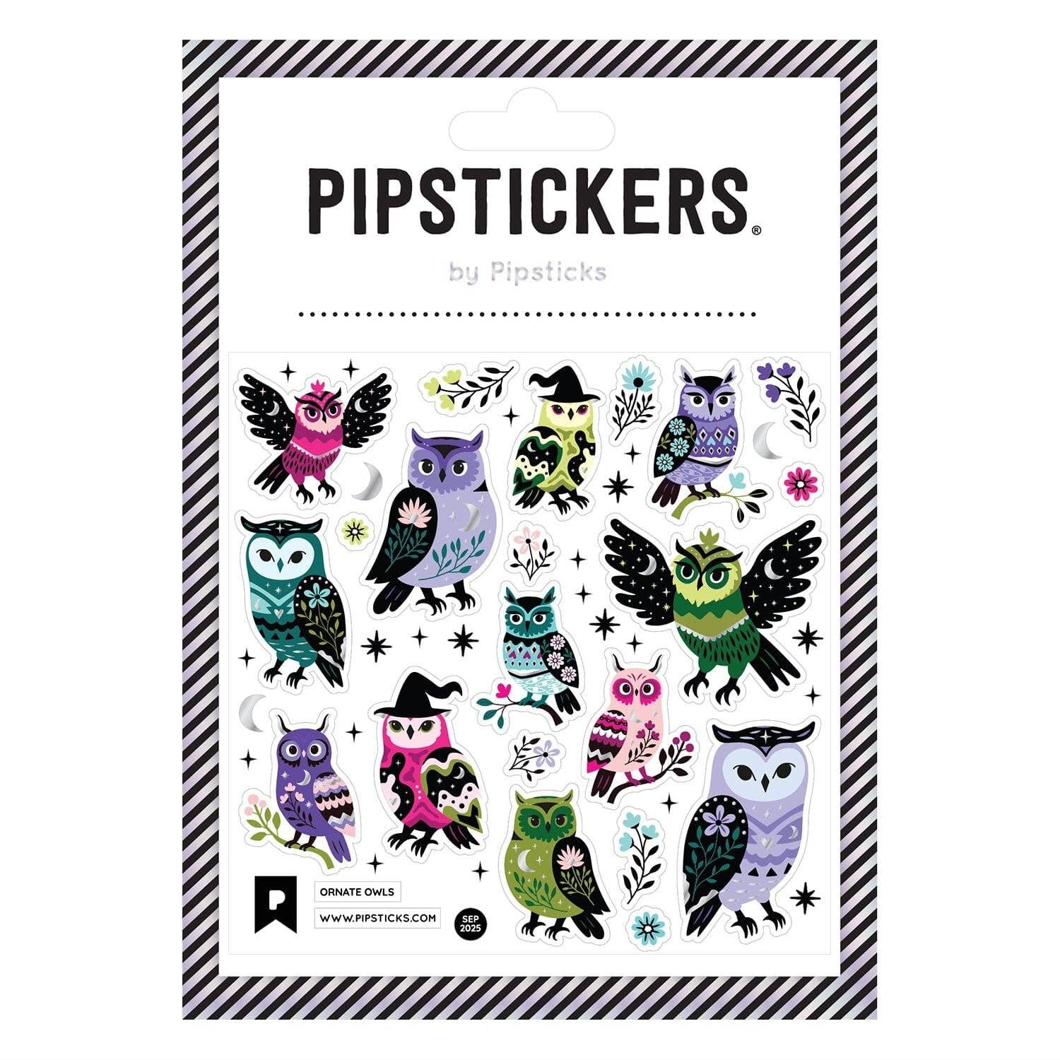 Ornate Owls PipStickers
