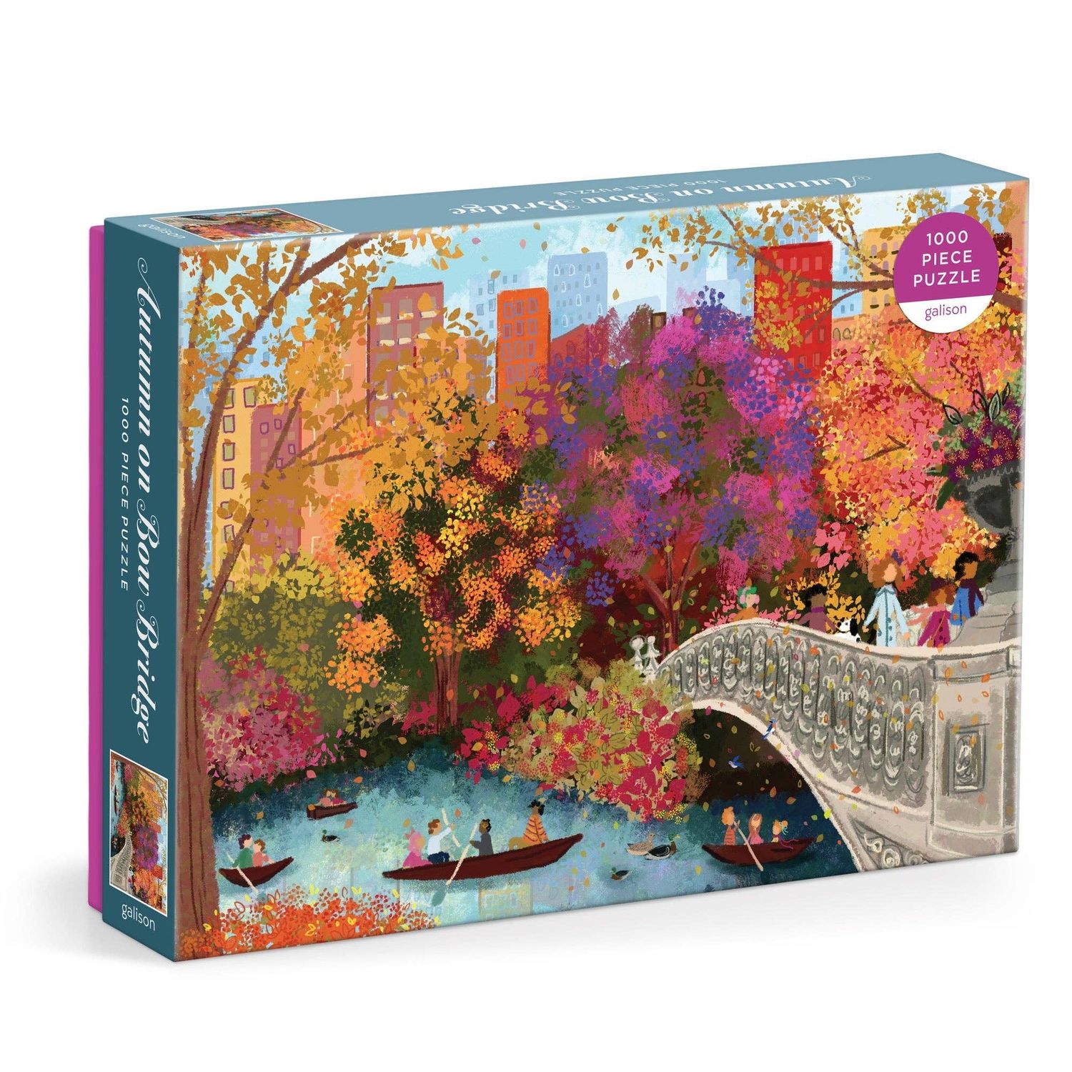 Joy Laforme Autumn on Bow Bridge 1000pc Puzzle