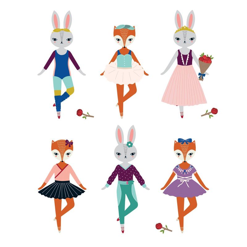 Woodland Ballet Magnetic Dress-up