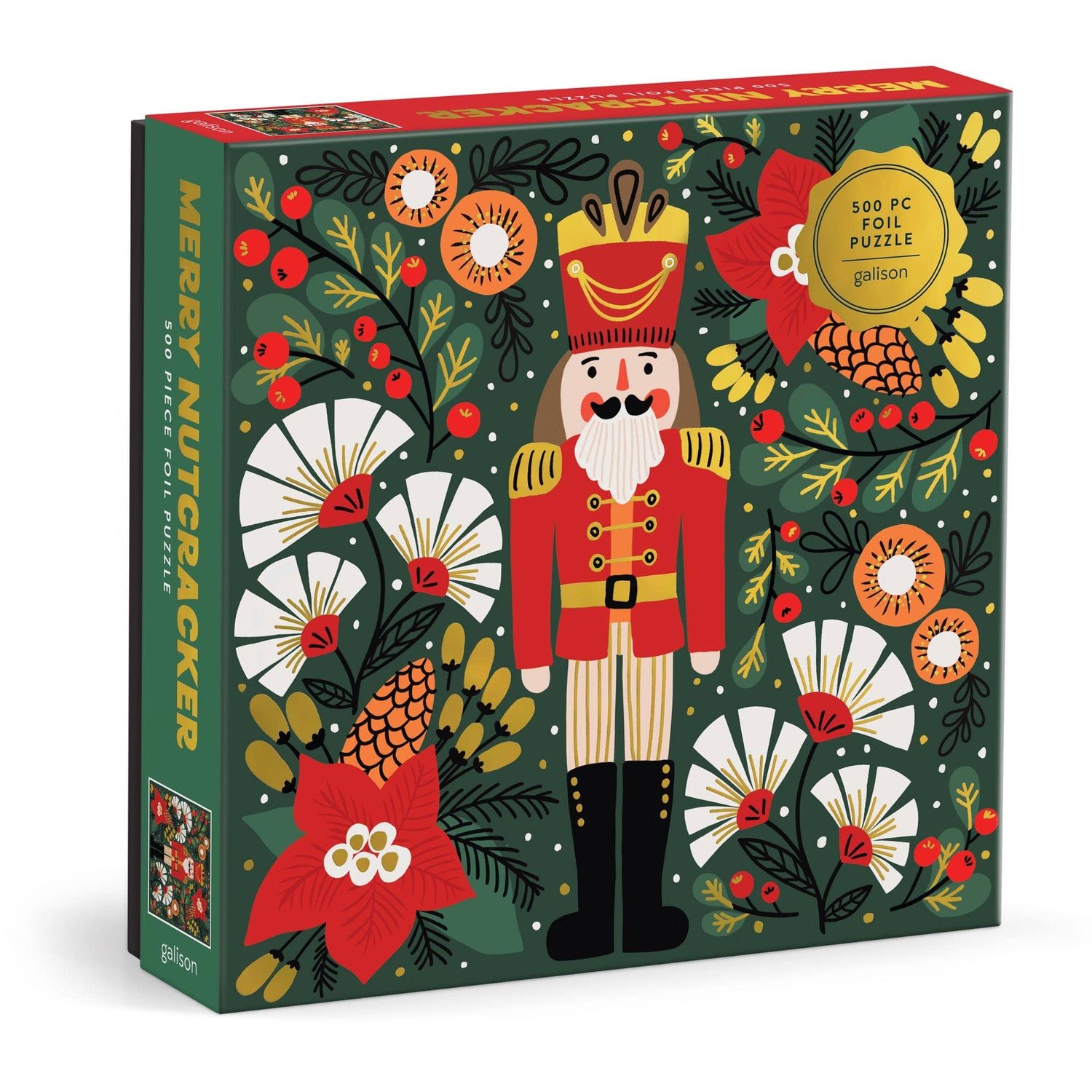 Merry Nutcracker 500pc Foil Puzzle