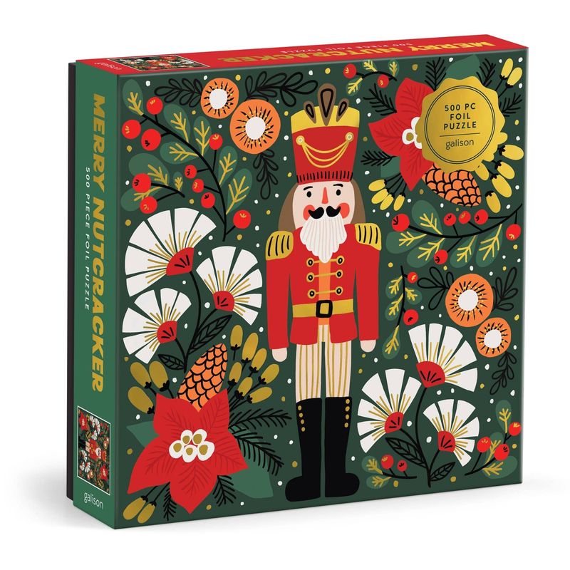 Merry Nutcracker 500pc Foil Puzzle