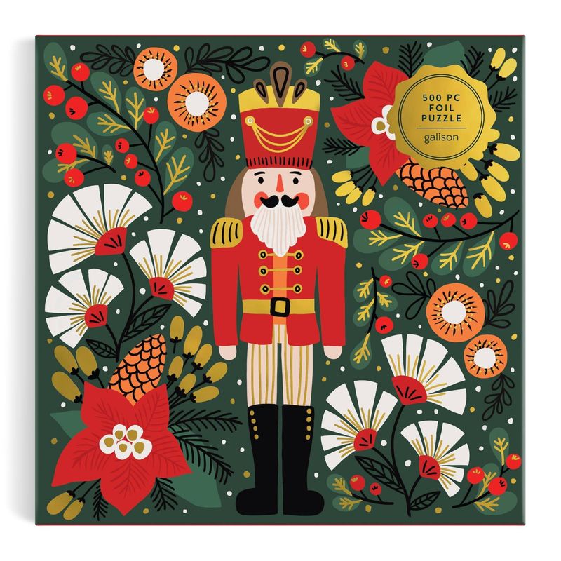 Merry Nutcracker 500pc Foil Puzzle