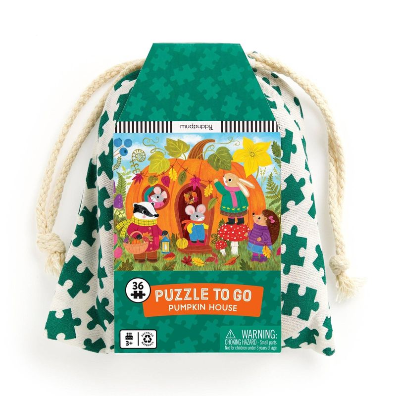 Pumpkin House 36pc Puzzle to Go