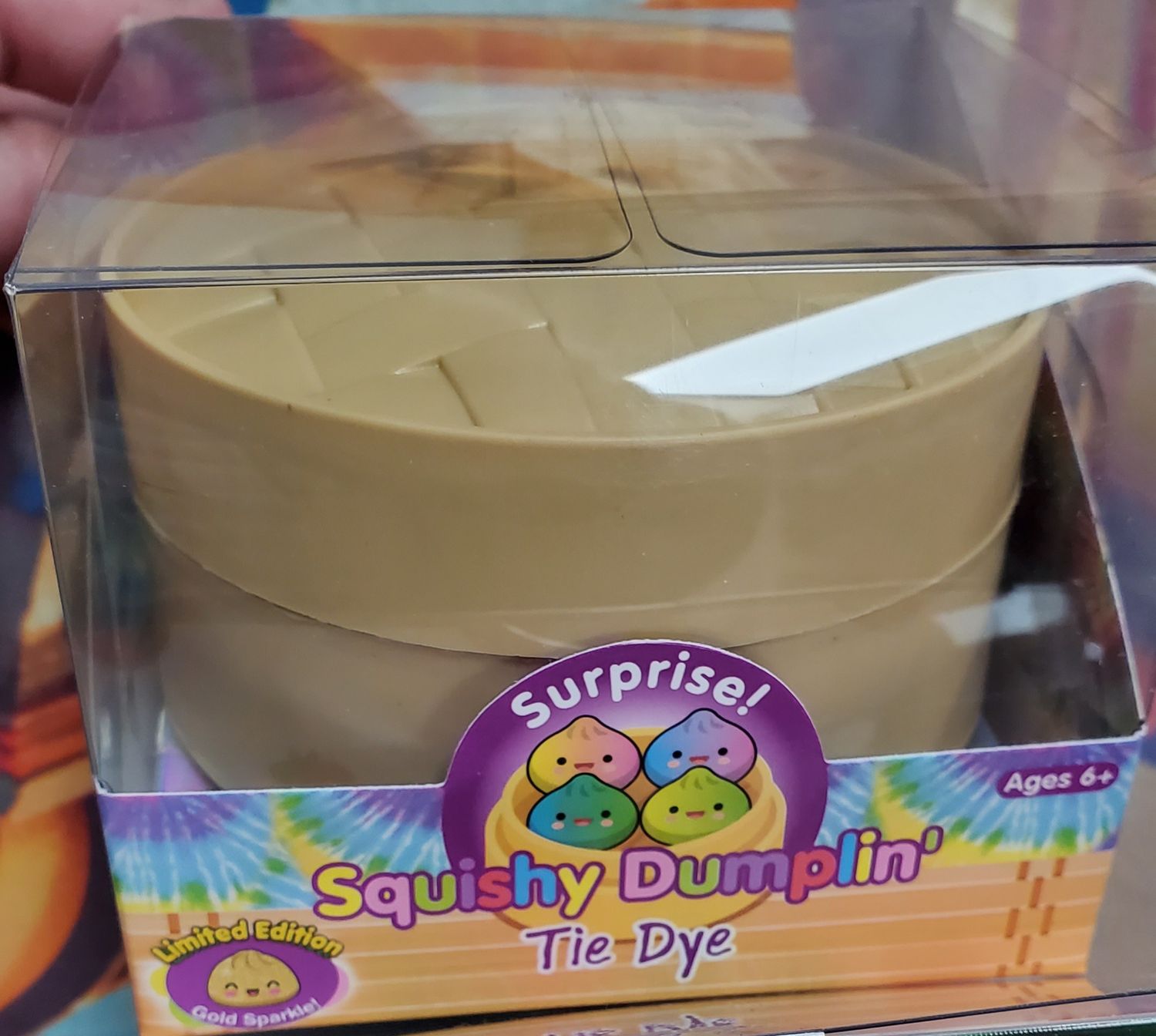SURPRISE SQUISHY TIE-DYED DUMPLIN'