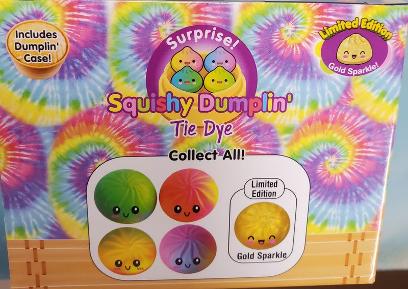 SURPRISE SQUISHY TIE-DYED DUMPLIN'
