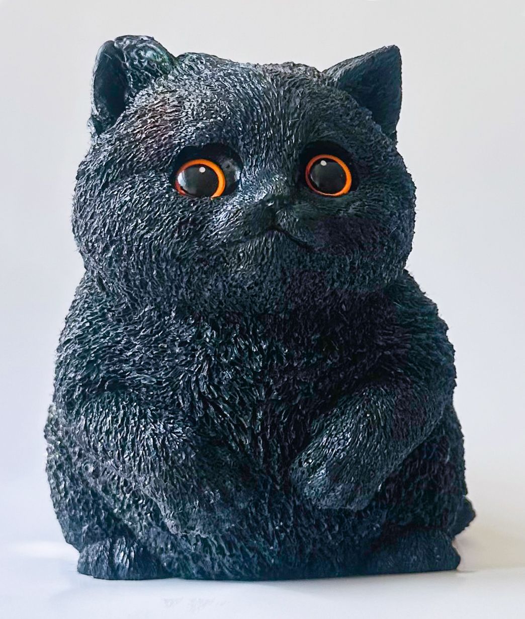 MEGA BLACK SQUISHY KITTY