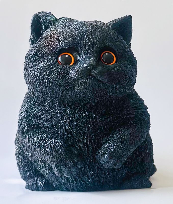 MEGA BLACK SQUISHY KITTY