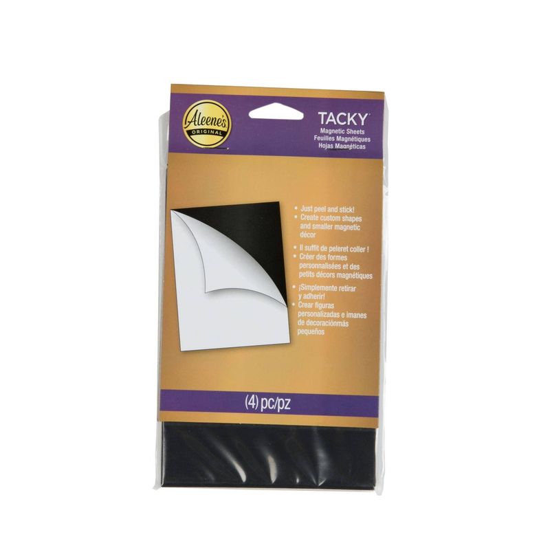 Aleene’s Tacky Magnetic Sheets 4 Pack