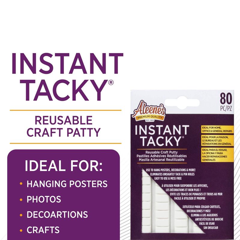 Aleene's Instant Tacky Reusable Craft Putty 80 Pc.
