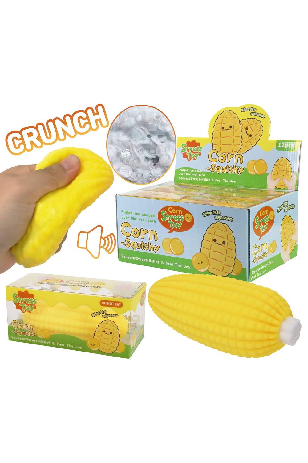 Yellow Corn Crunchy Squishy