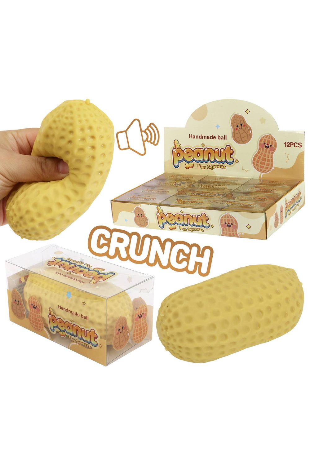 Peanut Zero Rebound Crunchy Squishy
