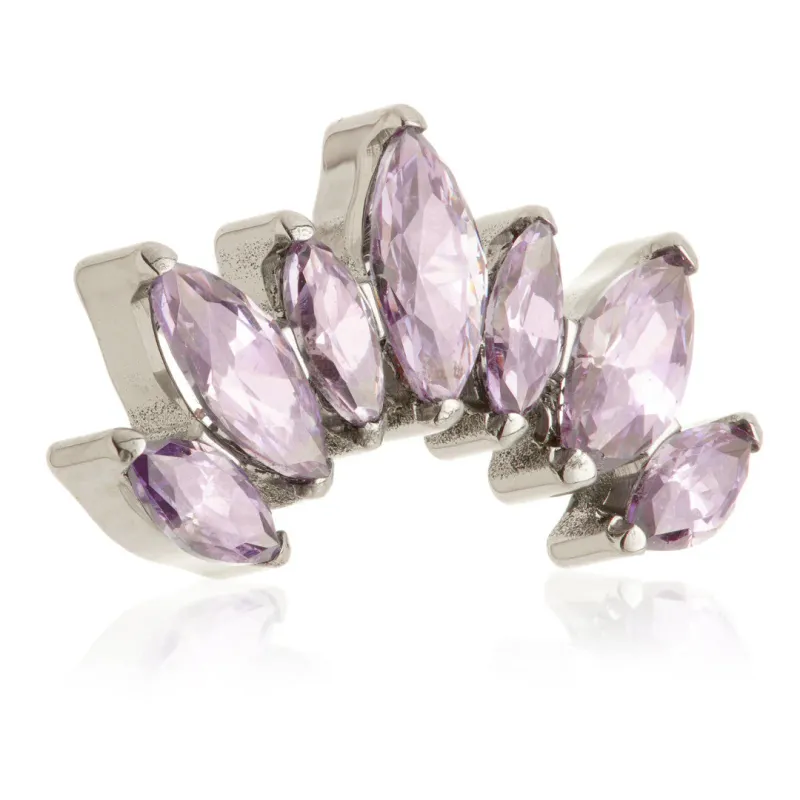 Prong Jewelled Marquise Cluster