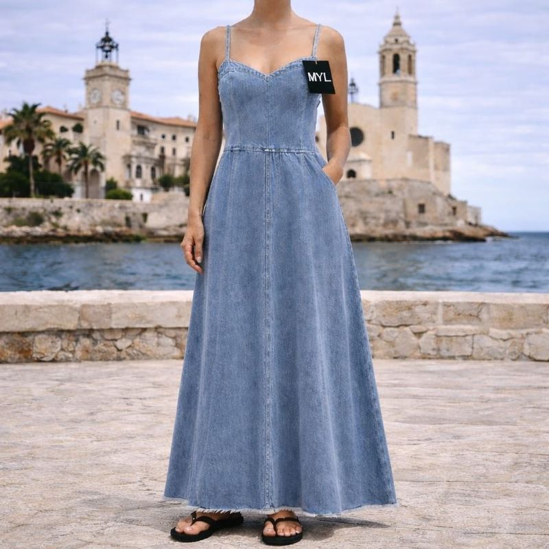 Vestido largoVestido largo Denim Rivera