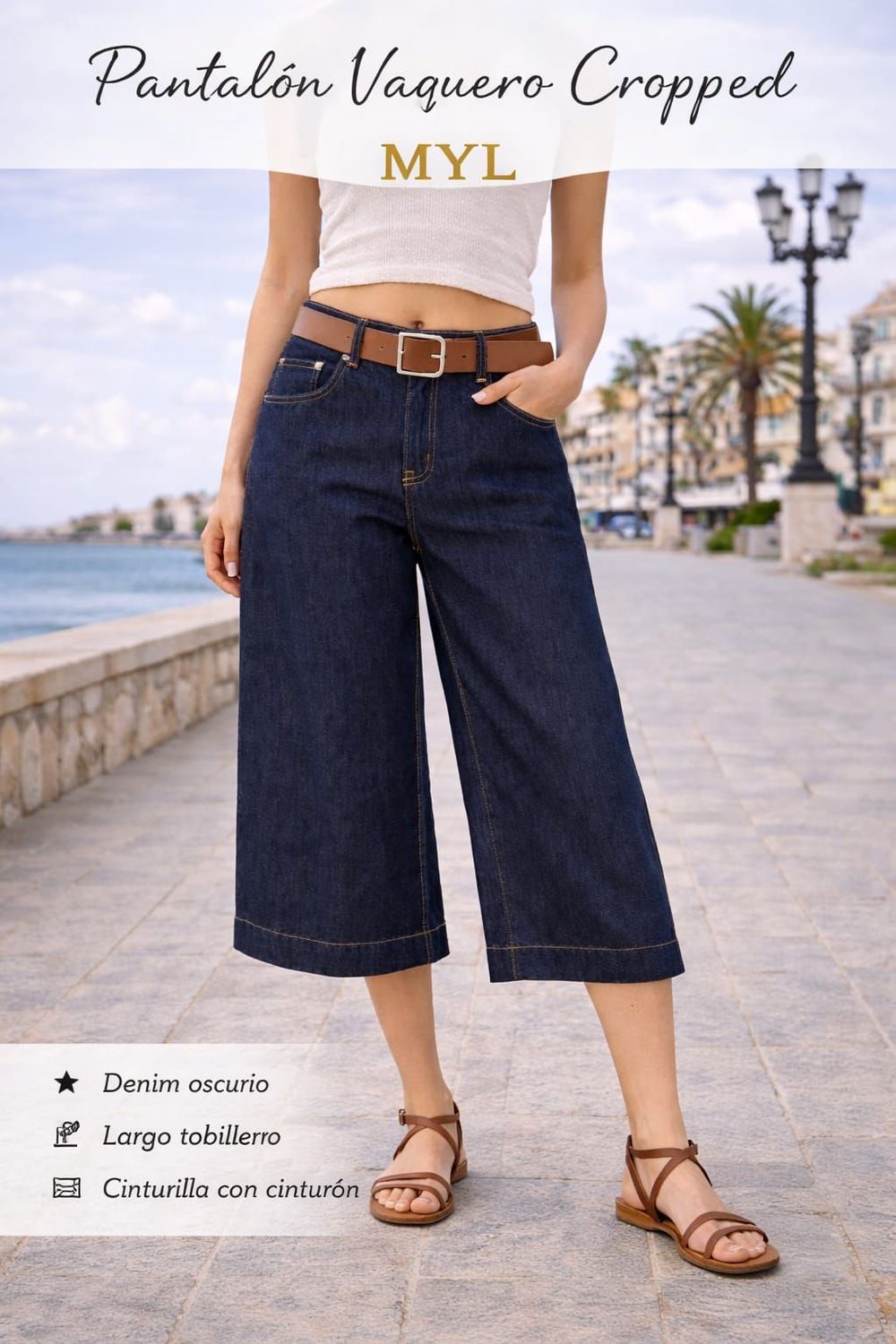 MYL Denim Culotte Summer Blue