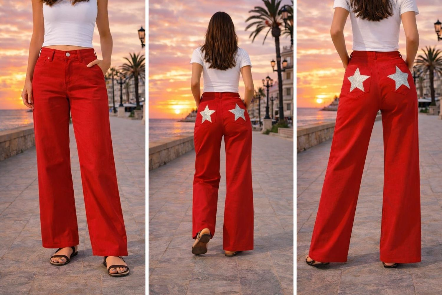 MYL Star Wide Leg Denim