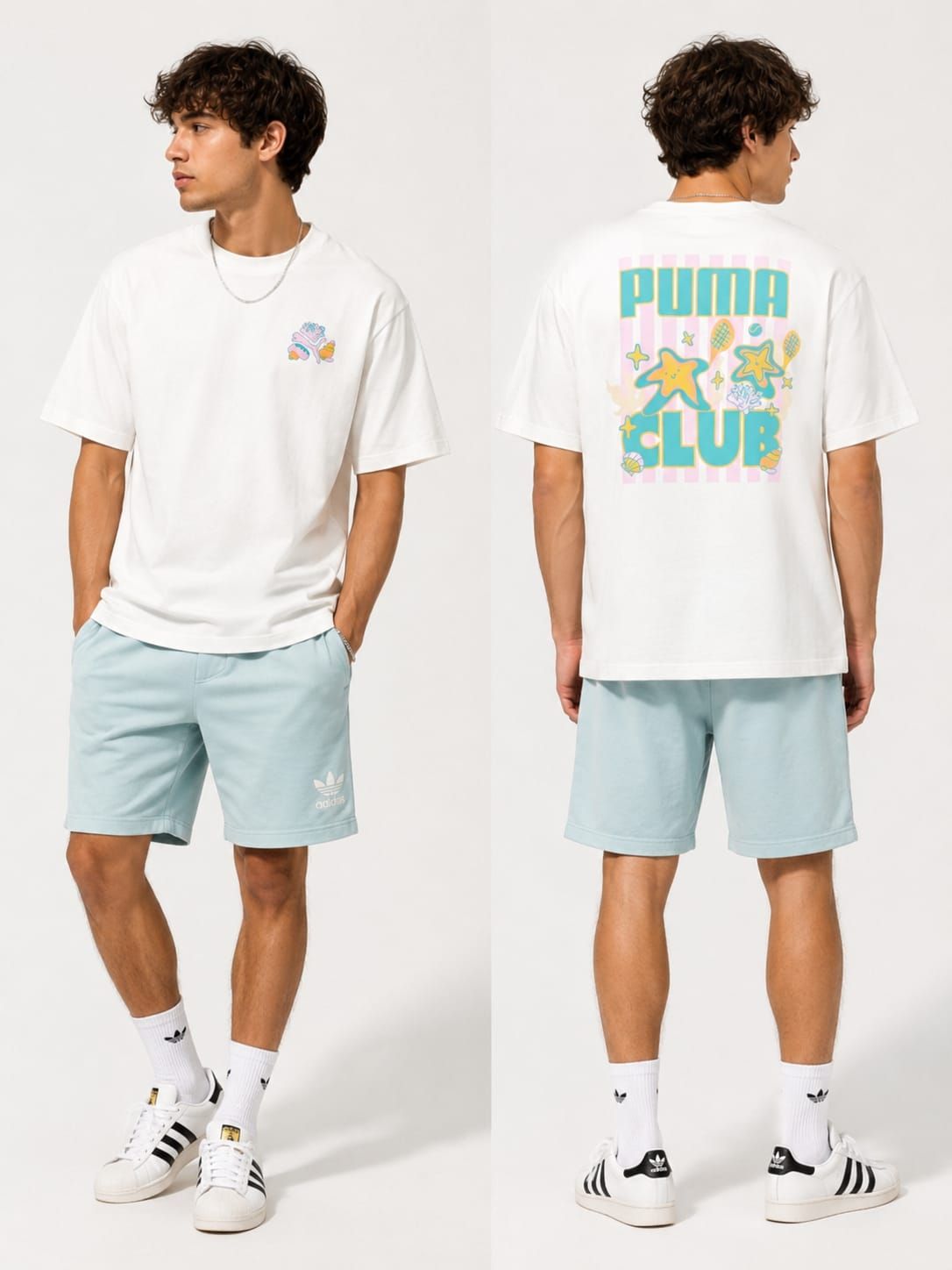 Camiseta PUMA BOXI BEACH CLUB GRAPHIC