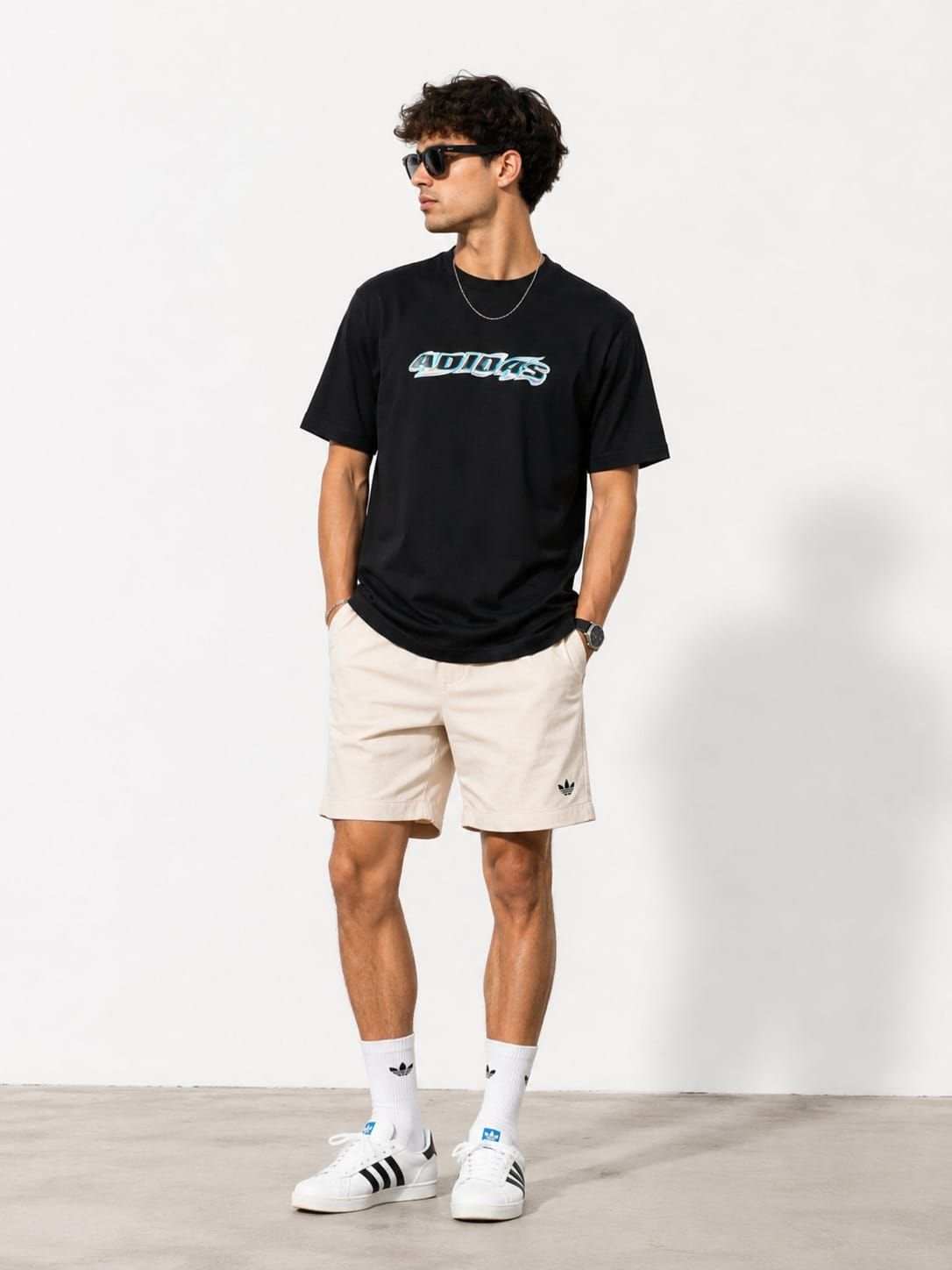 Camiseta Adidas GRAPHIC Estampada Black