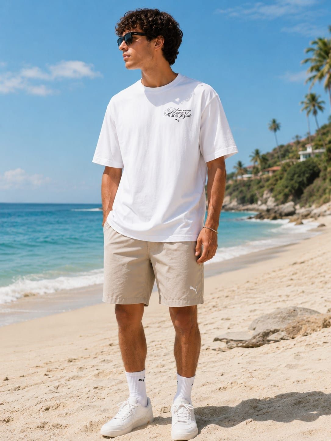 Camiseta PUMA GRAPHIC SLOGAN RELAXED