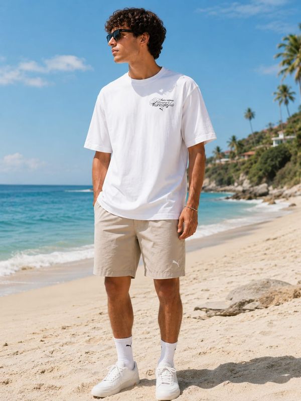 Camiseta PUMA GRAPHIC SLOGAN RELAXED