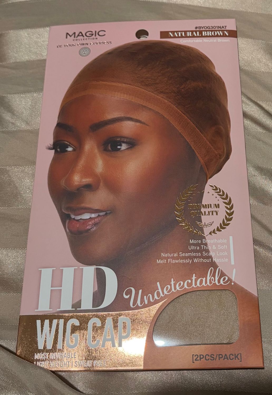 HD Wig Cap natural brown