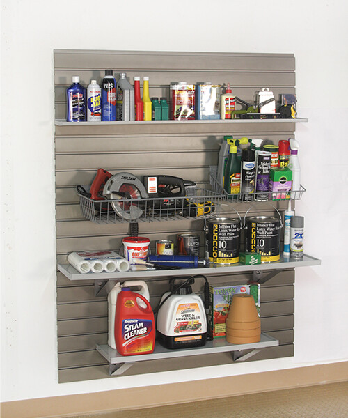 StoreWALL Shelf & Basket Kit