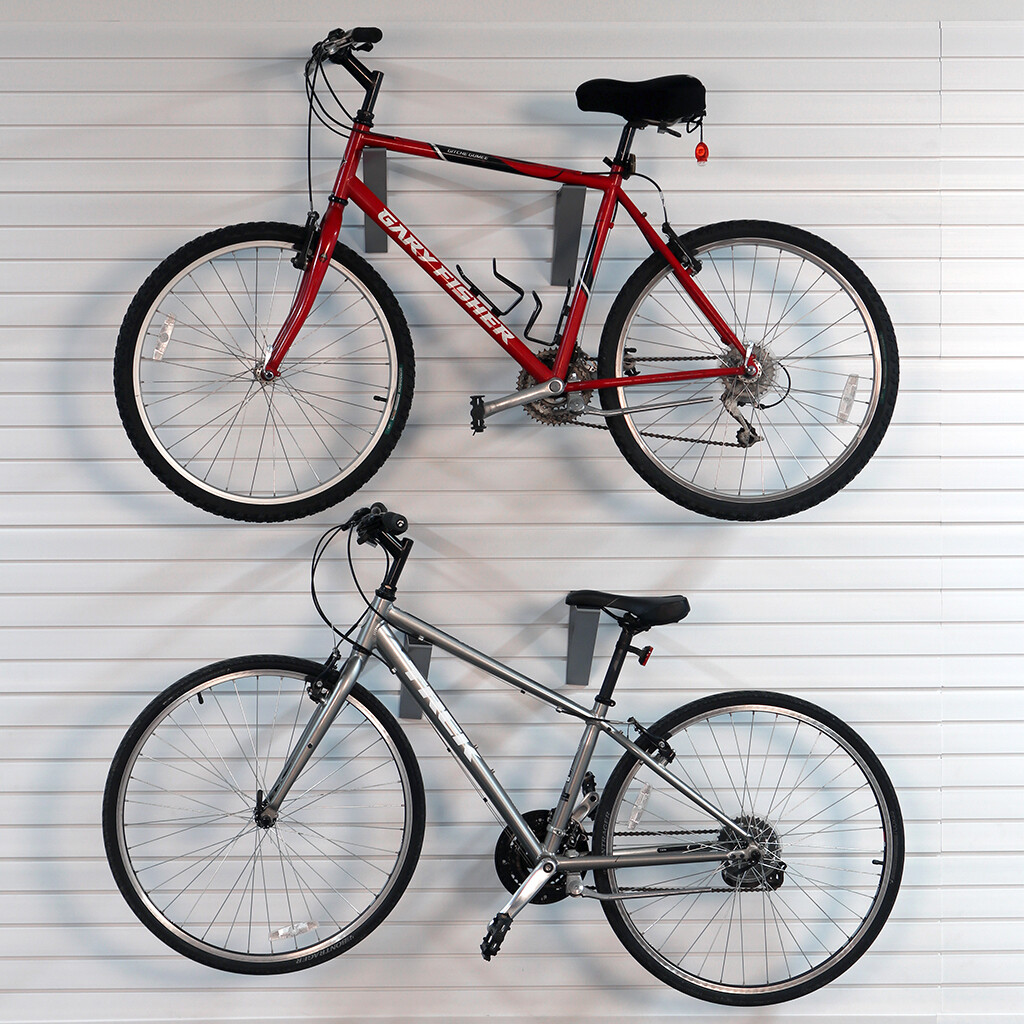Horizontal bike brackets