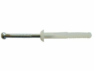 Mushroom Nail-In Anchors 5mm × 40mm (100 Pack)