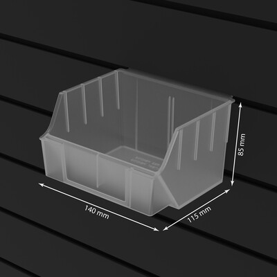 StoreWALL Slot Bin (Black)