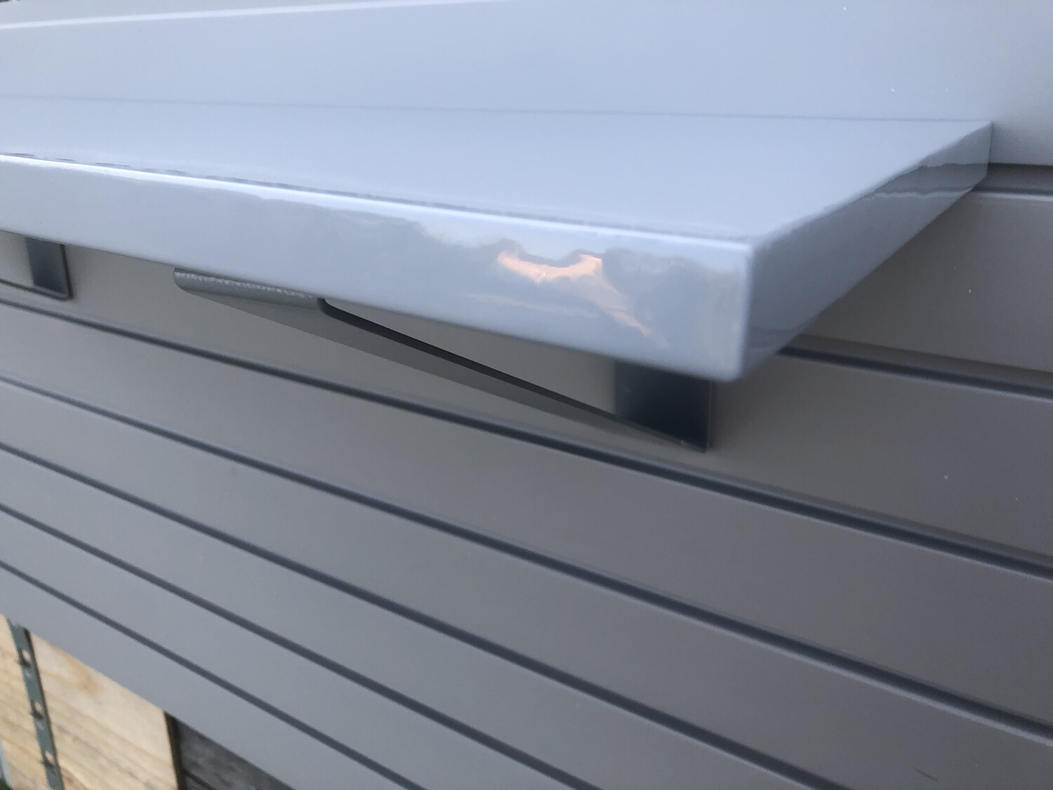 StoreWALL 400mm Deep Floating Metal Shelf