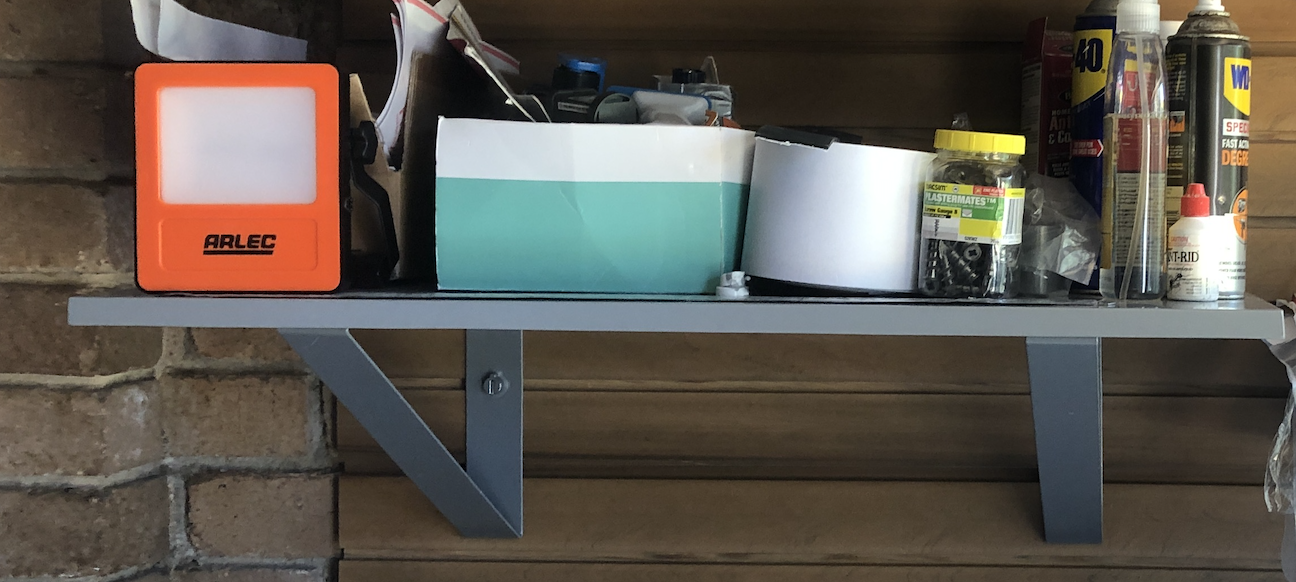 StoreWALL 400mm Deep Floating Metal Shelf