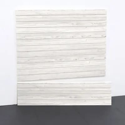 MKE Whitewood 1219mm Laminated PVC Slatwall