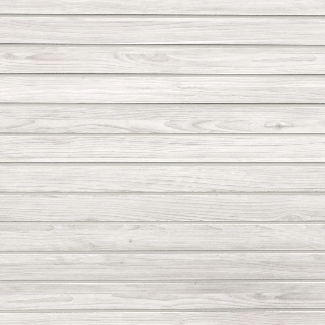 MKE Whitewood 1219mm Laminated PVC Slatwall