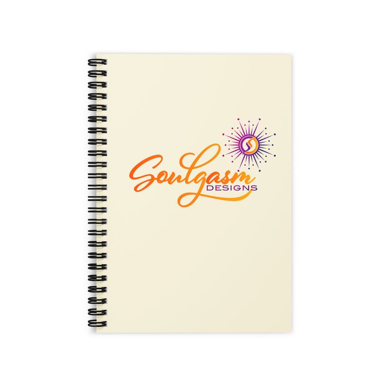 Soulgasm / Ruled Line Spiral Notebook
