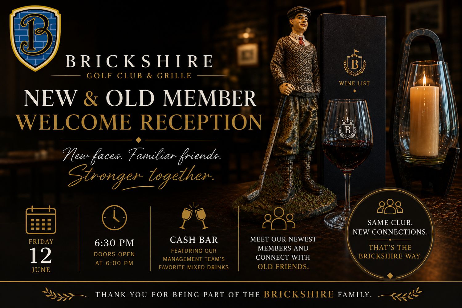 New Member Welcome Reception