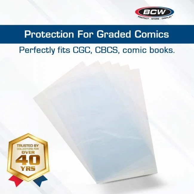 Resealable Bag for Graded Comics - 9 X 14