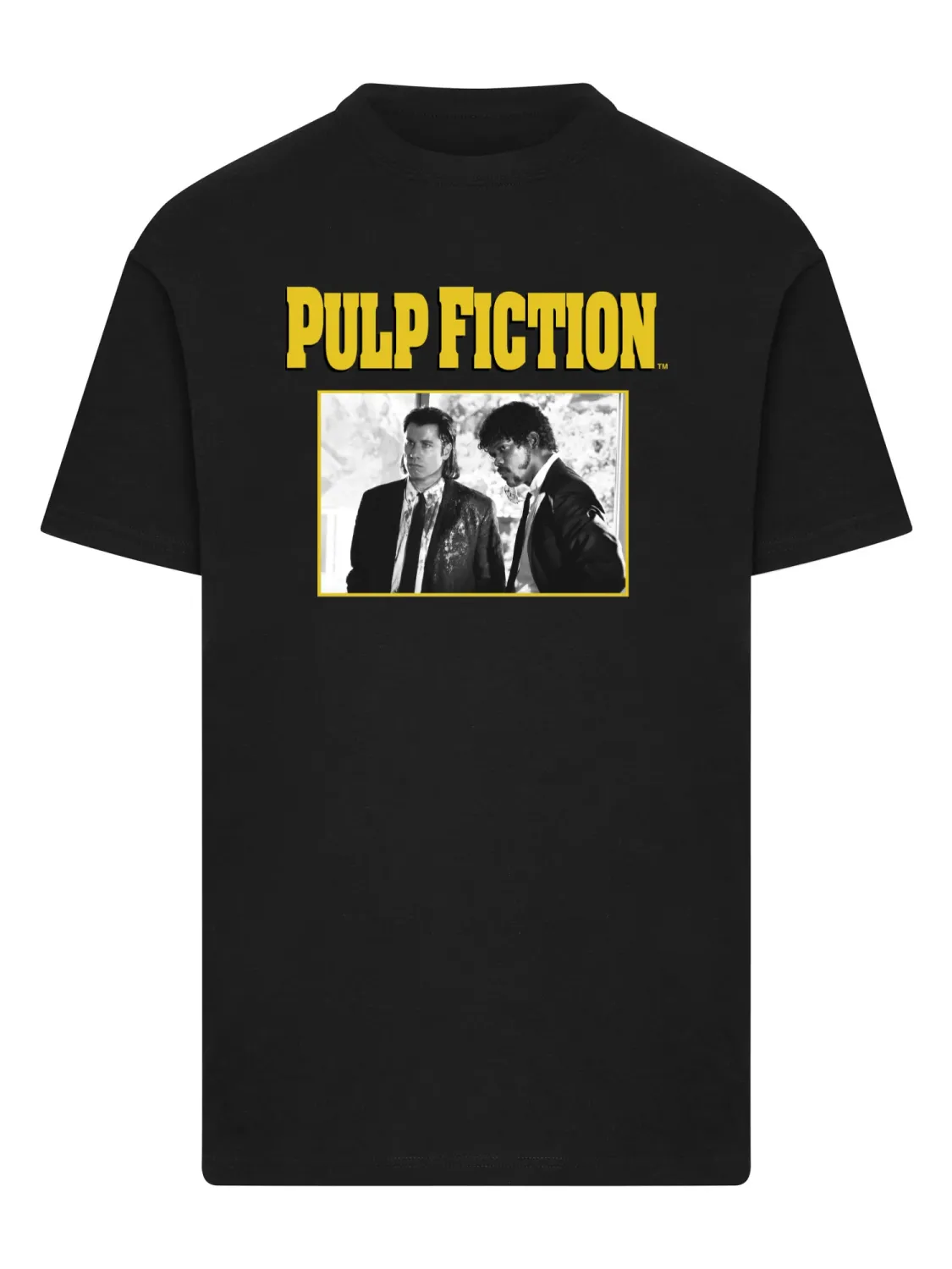 Men's T-Shirt Pulp Fiction Scenes Graphic Print Tee Black