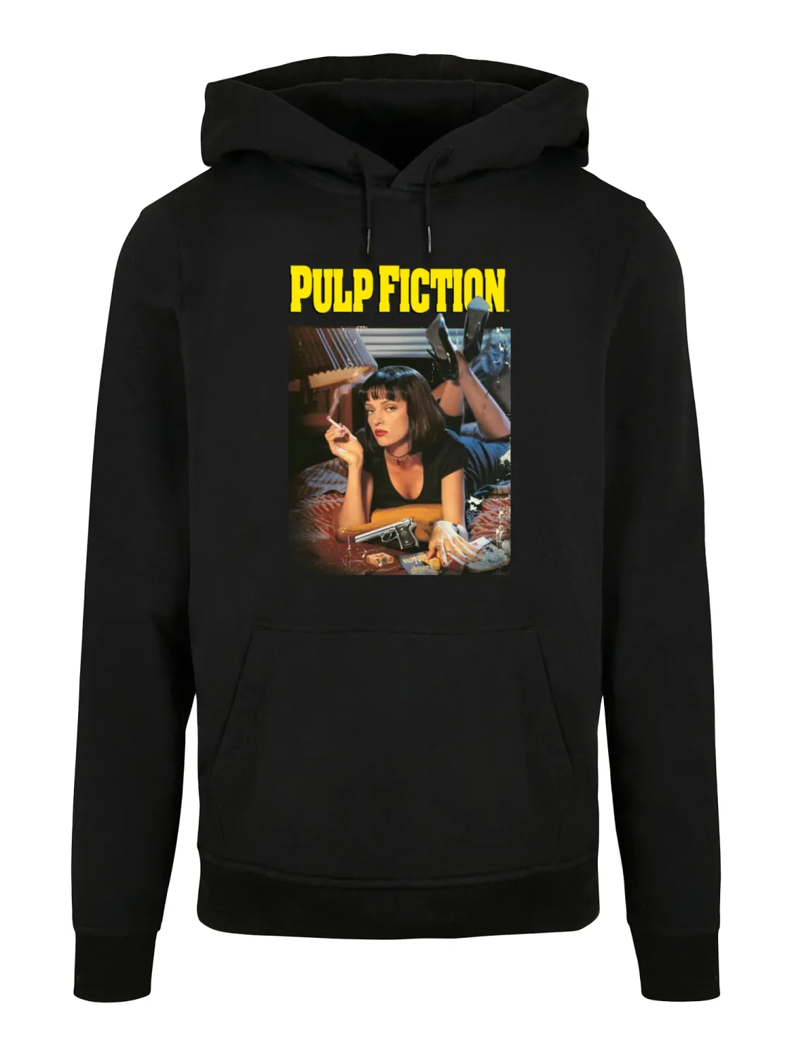 Pulp Fiction Men's Hoodie Mia Smoking Graphic Print