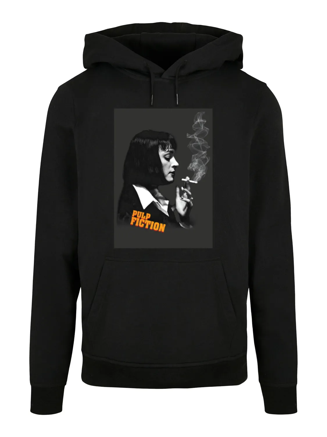 Pulp Fiction Men's Hoodie Mia Side Profile - Black