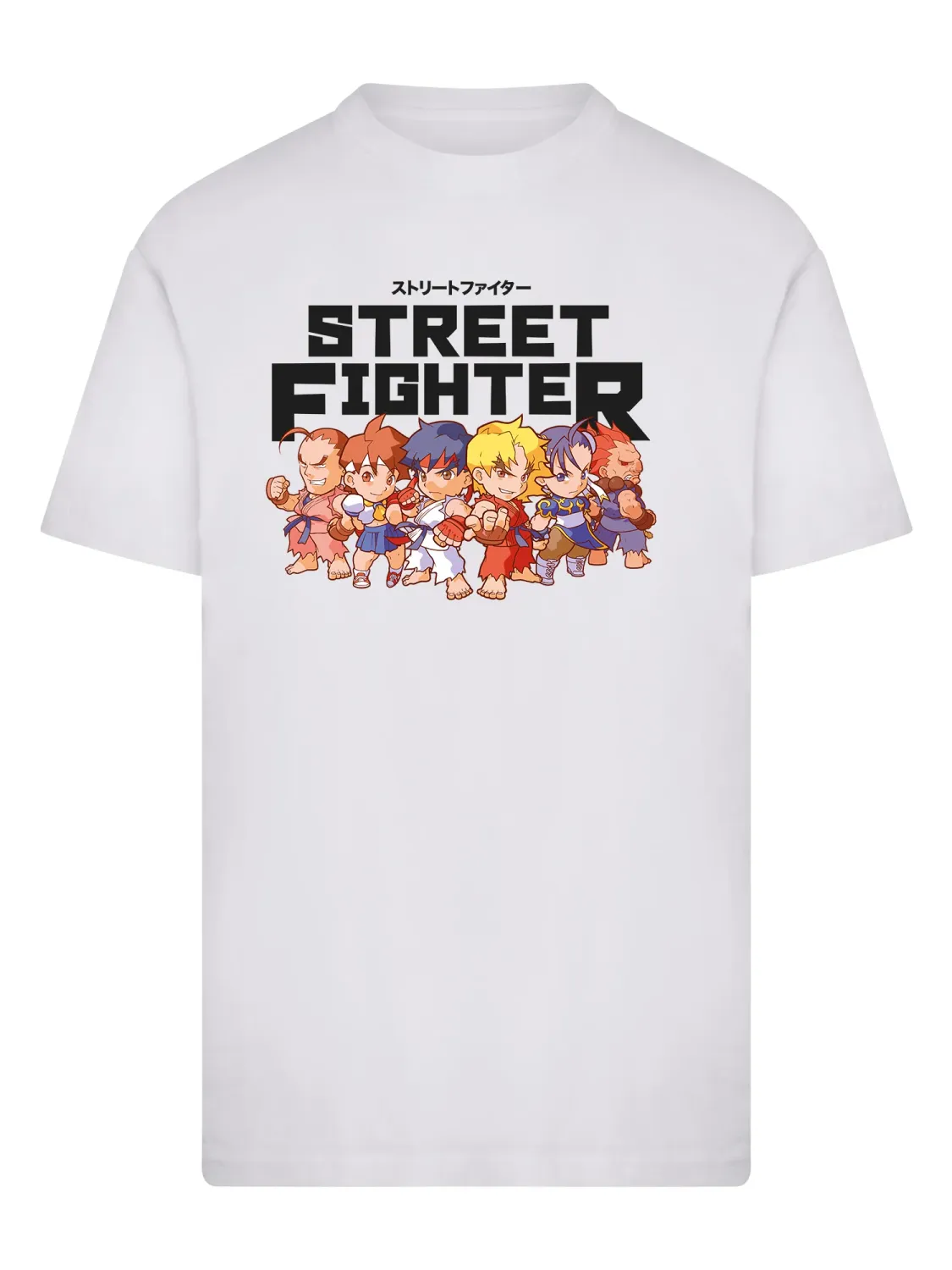Men's T-Shirt Street Fighter Logo 3.0 Graphic Print Tee White