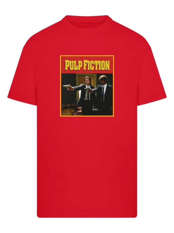 Men's T-Shirt Pulp Fiction Jules Graphic Print Tee Red