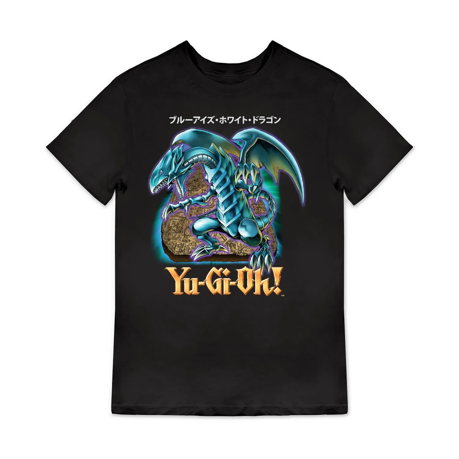 YU-GI-OH Dragon Logo Men's T-Shirt - Black