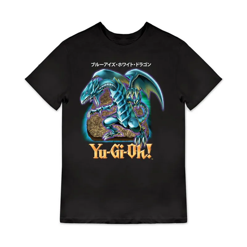 YU-GI-OH Dragon Logo Men's T-Shirt - Black