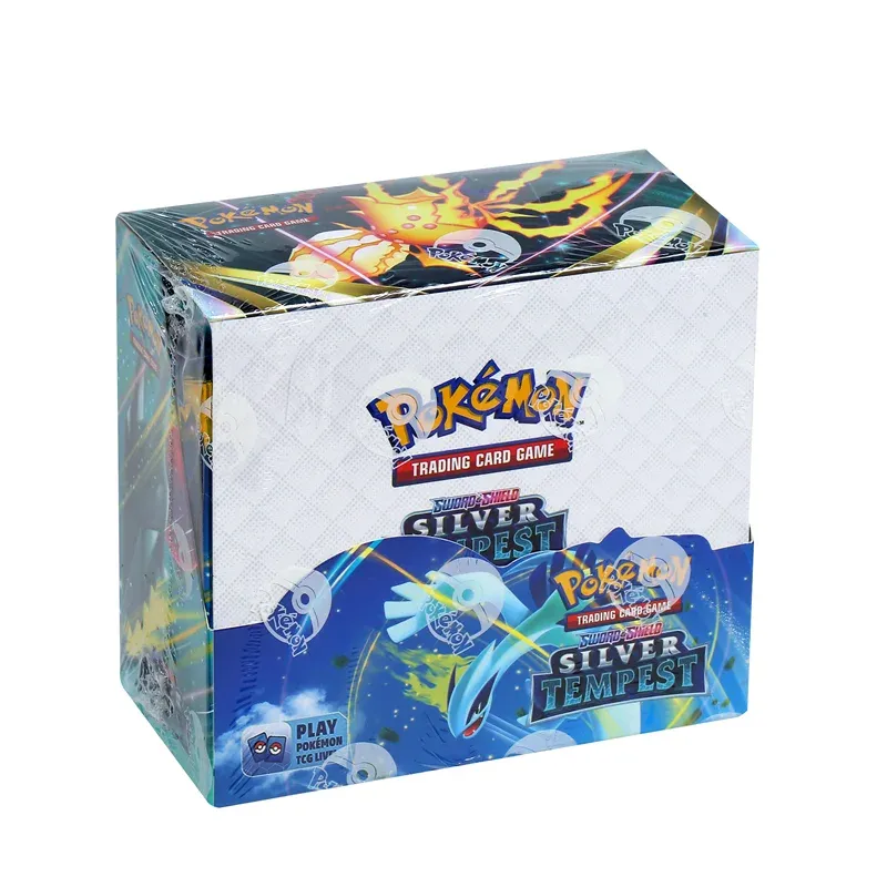 factory-sealed Pokémon TCG: Sword &amp; Shield—Silver Tempest Booster Box. 