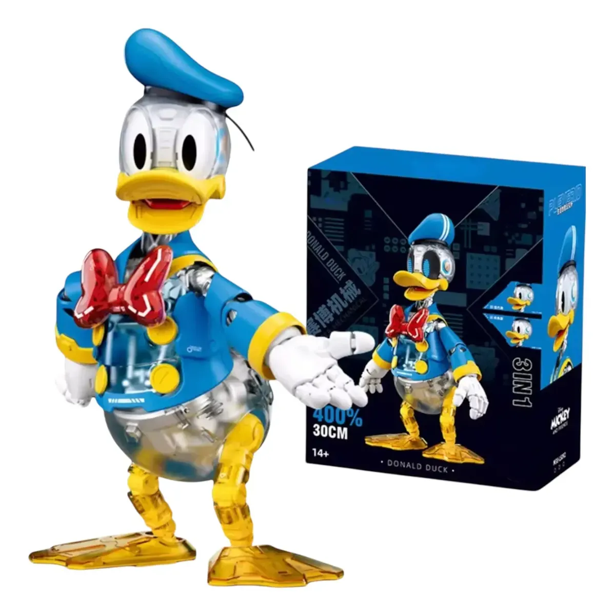 Pleyerid M38-LS092 Plus Official Licensed Disney Donald Duck Model Kit with LED lights.