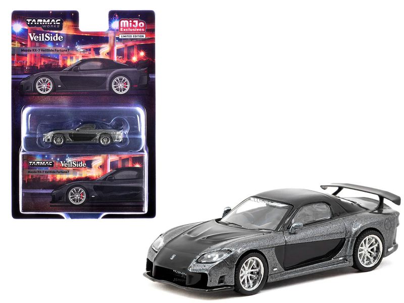 Tarmac Works Mazda RX-7 VeilSide Fortune7 (Gray Metallic)