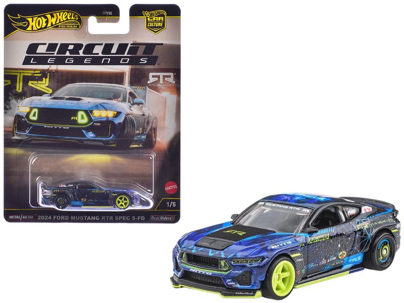Hot Wheels Premium 2024 Ford Mustang RTR Spec 5-FD