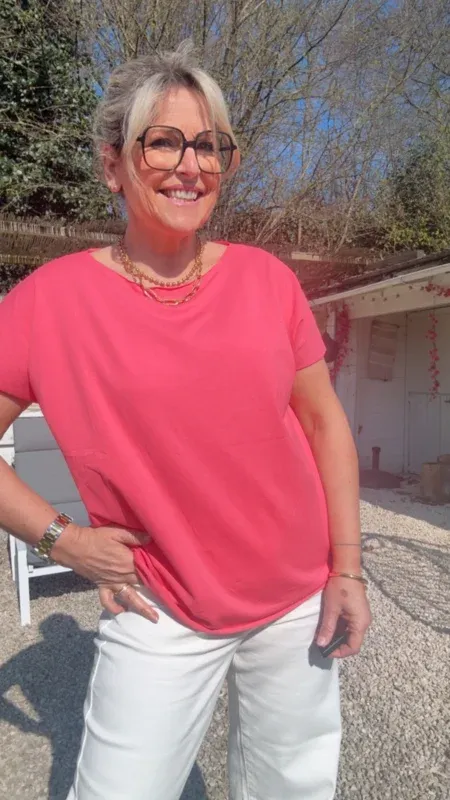 Anja donkerroze Anja donkerroze