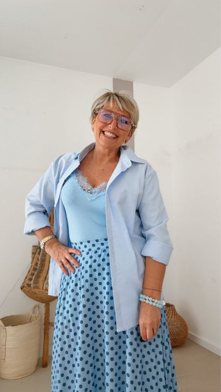 Body top blauw