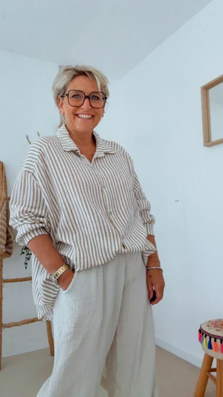 Tina beige wit