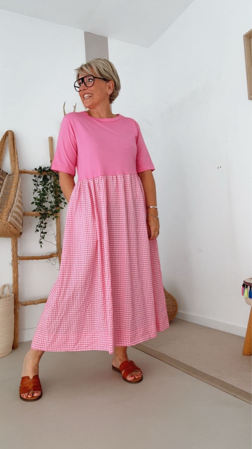 fieneke geblokt roze fieneke geblokt roze